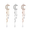 Numblartd 3 Pcs Vintage Crystal Rhinestone Moon Tassel Drop Star Hair Clip Bobby Pins Women Lady Fashion Bridal Jewelry
