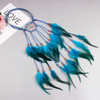 Anglacesmade Bohemian Head Chain White Feather Headband Dreamcatcher Headpiece Prom Party Festival Hair Piece Boho Gypsy