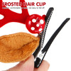 Antler Hair Clip 4 Pairs Cute Reindeer Hair Barrettes Alligator Deer Horn Hairclips and Ears Hair Pins for Christmas Par