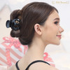 RC ROCHE 6 Pcs Octopus Hair Claw Clip Women Thick Hair Jaw Round Extra Big XL Jumbo Pumpkin Hair Secure No Slip Grip Cla