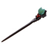 Ebony Wooden Vintage Leaves Hair Stick Handmade Carved Hair Pins 708 Chinese Hair Chopsticks for Women1pack