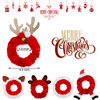10 Pieces Christmas Hair Scrunchies Elk Santa Claus Elastic Hair Bands Soft Velvet Hair Ties Ropes Christmas Hair Access