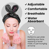 Lindo TwistNTwirl Facewash Headband One Size Fits All Adjustable Comfortable Plush Fabric NonSlip Perfect for Masks for