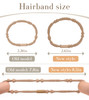 SECZIPE 20 PCS Boho Scrunchies for Women No Damage Hair Ties Ponytail Holders 4 Styles Elastic Bands for ThickThin Hair
