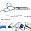 Hair Cutting Scissors Haircut Scissors Kit Thinning Shears Kit for Home Barber Salon