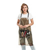 MIKI WELL Hair Stylist Apron for Women Waterproof Barber Nail Tech Apron Hairdresser Hairstylist Salon Clear Aprons with