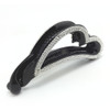 Meilliwish Noble Brilliant Heartshaped Banana Hair Clip 1 PCSH08Black