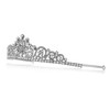 SAMKY Bridal Tiara Crown with Rhinestone Wedding Headpiece Brides Crystal Hair Accessories for Woman
