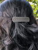Woven Celtic Hair Clip Hand Cast Metal Barrette Made in the USA with a Medium 70mm Clip by Oberon Design 1 Piece