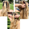 Camila Paris MP9792 French Hair Side Combs Tortoise Shell Interlocking Combs French Twist Hair Combs Strong Hold Hair Cl