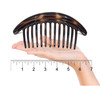 Camila Paris MP9792 French Hair Side Combs Tortoise Shell Interlocking Combs French Twist Hair Combs Strong Hold Hair Cl