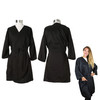 Hair Salon Smock with Pocket Black Client Wrap Gown Cutting Robe Client Gown Salon Salon Client Gown Robes Stylist Gown