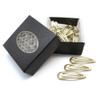 Dofash 20Pcs Ellipse ShapedLooks Like 3D Effect Epoxy Snap Hair Clips Hair Grips Metal Hair Clips 5Cm2in Hair Accessorie