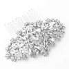 Wedding Hair Comb Shiny Bridal Hair Accessory For Bride and Bridesmaid Silver Hair Pins Hair Jewelry