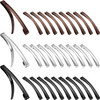 Hotop 30 Pieces Open Center Metal Barrettes Antislip Metal Hair Clip for Women Assorted ColorsSlide BarretteBlack Silver