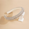 Wiwpar Rhinestone Headbands for Women Rhinestone Head Bands Sparkly Rhinestones Headband Hair Hoop Hair Accessories Whit