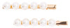 L Erickson Etta Pearl Pinch Clip 2Pack Cream PearlGold