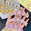 6PCS Cute Hair Claw Clips Transparent Hair Clamps for Women Thin Thick Curly Hair Styling Strong Hold Hair Accessories