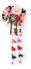CRB Fashion Womens Girls Japanese Kimono Flower Kanzashi Hair Ornament Tie Band Clip Pretty Black