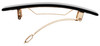 France Luxe Luxury Rectangle Barrette Black Classic French Design for Everyday Wear
