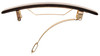 France Luxe Luxury Rectangle Barrette Mojave Classic French Design for Everyday Wear