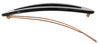 France Luxe Sliver on Tige Boule Barrette Black