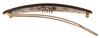 France Luxe Oblong Tige Boule Barrette Onyx