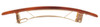 France Luxe Luxury Rectangle Barrette Tortoise Classic French Design for Everyday Wear