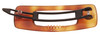 France Luxe Mini Cutout Rectangle on Plastic Tige Boule Barrette Tortoise