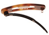 France Luxe Mini Cutout Rectangle on Plastic Tige Boule Barrette Tortoise