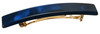 France Luxe Small Luxury Rectangle Barrette Classic Handmade French Barrette for Women with Strong Clasp Hair Clips for