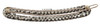 France Luxe Cutout Oblong Tige Boule Barrette Opera Silver