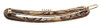France Luxe Cutout Oblong Tige Boule Barrette Onyx
