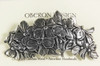 Dogwood Hair Clip Hand Crafted Metal Barrette Made in the USA with a Large 80mm Clip by Oberon Design