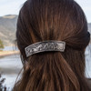 Horses Hair Clip Hand Crafted Metal Barrette Made in the USA with a Large 80mm Clip by Oberon Design