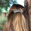Horses Hair Clip Hand Crafted Metal Barrette Made in the USA with a Large 80mm Clip by Oberon Design