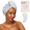 Kitsch Microfiber Hair Towel Wrap for Women Microfiber Towel Super Absorbent Quick Dry AntiFrizz for Long and Short Hair