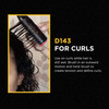 Denman Curly Hair Brush D143 5 Row Styling Mini Brush With Long Handle for Detangling Separating Shaping and Defining Cu
