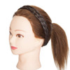 Twist Braided Hair Headbands 5 Strands Synthetic Hair Classic Chunky Wide Braids Elastic Stretch Plaited Braid Hairpiece