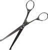 Mars Professional Stainless Steel Curved BallTip Hair Scissors Microserrated 65 Length
