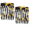Camila Paris CP20082 French Hair Side Comb Handmade Small Tokyo French Twist Hair Combs Decorative Strong Hold Hair Clip