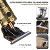 Suttik Hair Clippers for Men Professional Hair Beard Trimmer for Men Mustache Trimmer TBlade Hair Liner Edgers Gold Knig