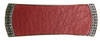 Celtic Leather Hair Clip Hand Crafted Metal and Leather Barrette Made in the USA with a Medium 70mm Clip by Oberon Desig