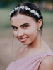 SWEETV Silver Rhinestone Wedding Headband Tiara Crystal Headpiece Bridal Hair Accessories for Bride Women