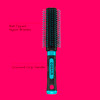 Conair Grip & Style Round Brush, Nylon Bristle Hair Brush for Blowout Styling, Ideal for Coarse, Curly, Wavy Hair, Teal