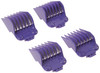 Andis 01415 Master Dual Magnet Large Comb Set Crafted with HighGrade Metal Contains 4 Different Size Combs Providing a C