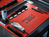 TRU BARBER Organizer Mat 18 X 13 RED Flexible PVC Station Mat Salon Barbershop Work Station Pads Beauty Salon Tools Coun