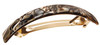 France Luxe Narrow Rectangle Volume Barrette Onyx