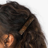 France Luxe Brown Hair Barrette for Thin Hair Classic Rectangle French Barrette for Women Lightweight and Comfortable St