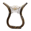 France Luxe Mini Oval Claw Clip Onyx